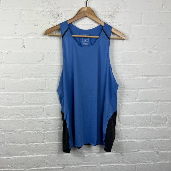 On Running Blue and Black Women's Blouse - Picture 1 of 5